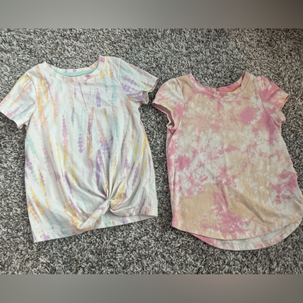 Cat & Jack 3T Tie-Dye Short Sleeve Tees